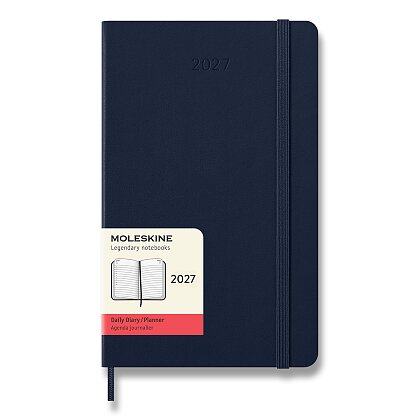 Product image Moleskine 2027 - diář v tvrdých deskách - velikost L, denní, modrý