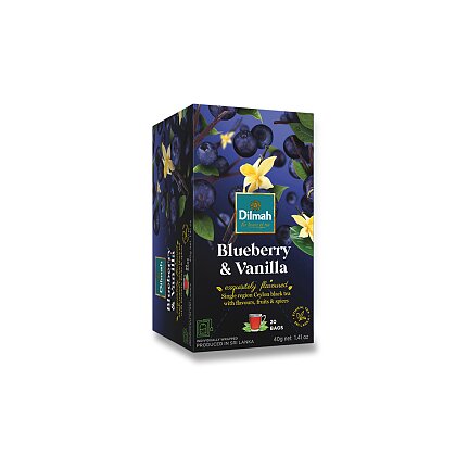 Obrázek produktu Dilmah - černý čaj - borůvka a vanilka