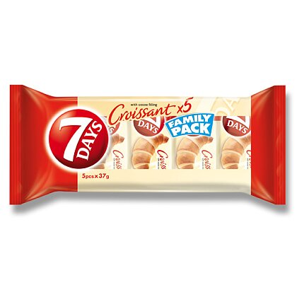Obrázek produktu 7 Days Croissants - pečivo s náplní - kakao, 5 x 37 g