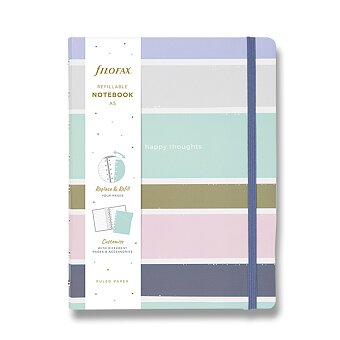 Obrázek produktu Zápisník Filofax Notebook Good Vibes A5 - stripes