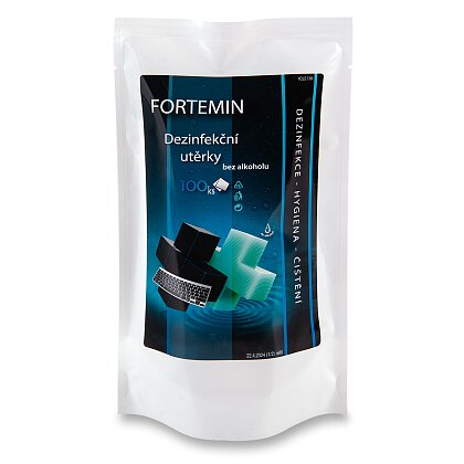 Obrázek produktu Clenium Fortemin - dezinfekční útěrky  - 100 ks