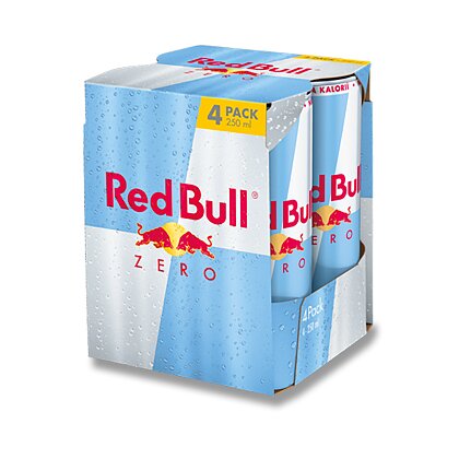 Obrázek produktu Red Bull ZERO - energetický nápoj - 4 x 0,25 l