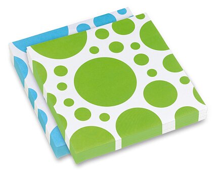 Obrázek produktu Ubrousky Solid Color Dots - výběr barev