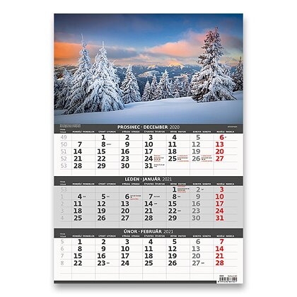 Obrázek produktu Hory 2021 - nástěnný pracovní kalendář
