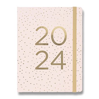 Obrázek produktu Diář Filofax Notebook Confetti A5 Rose Quartz - 2024