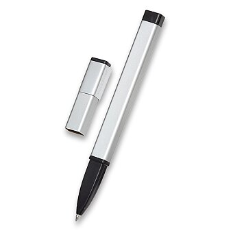 Obrázek produktu Kuličkové pero Moleskine Classic PRO - 1 mm, stříbrná s víčkem