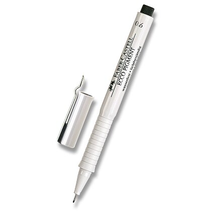 Product image Faber-Castell Ecco Pigment - popisovač - černý - 0,6 mm