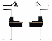 Nástěnný noční stolek s lampou DCW Plug & Dream N°216