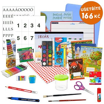 Obrázek produktu Balíček pro 1. třídu - Psaní + výtvarka - balíček 25 produktů