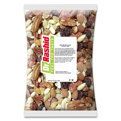 Obrázek produktu DrRashid - směs ořechů a ovoce - natural, 500 g
