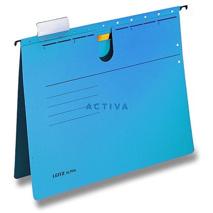 Obrázek produktu Leitz Alpha - závěsné zakládací desky - modré