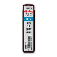 Rotring - tuhy - 12 ks, 0,7 mm, tvrdosť 2B
