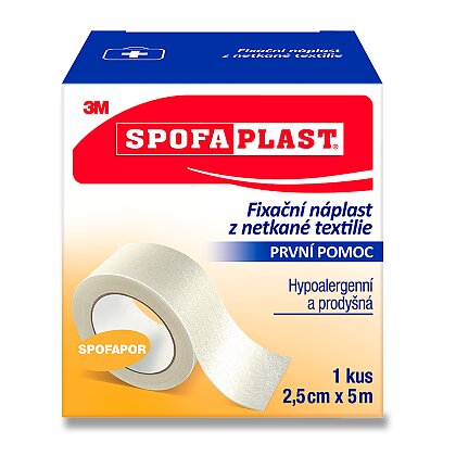 Obrázok produktu 3M Spofaplast - cievková fixačná náplasť - 25 mm x 5 m