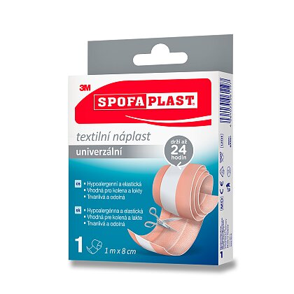 Obrázok produktu 3M Spofaplast - textilná náplasť - 8 cm x 1 m