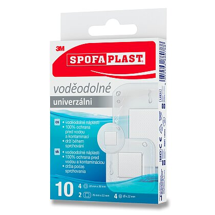 Obrázok produktu 3M Spofaplast - vodeodolná náplasť - 10 ks