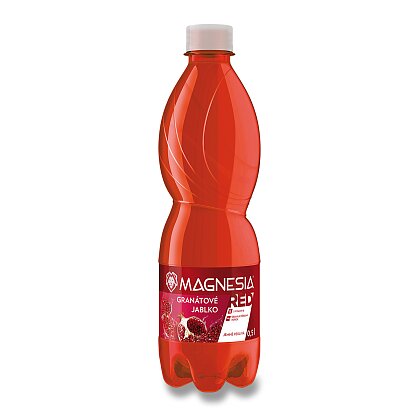 Product image Magnesia Red - flavored mineral water - Pomegranate, 12 × 0,5 l