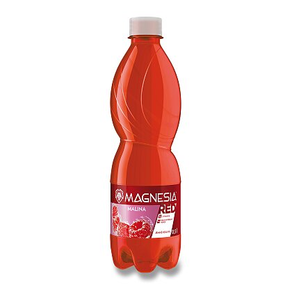 Product image Magnesia Red - flavored mineral water - Raspberry, 12 × 0,5 l