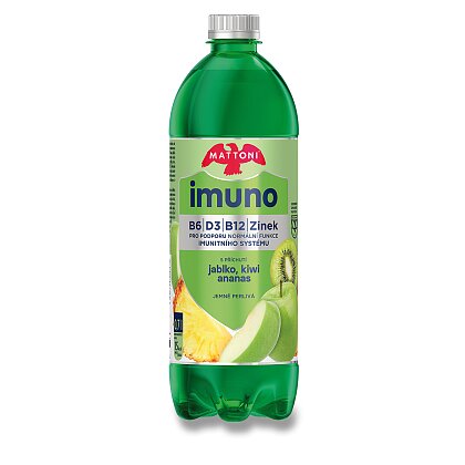 Obrázek produktu Mattoni Imuno - minerální voda - jablko, ananas & kiwi, 700 ml