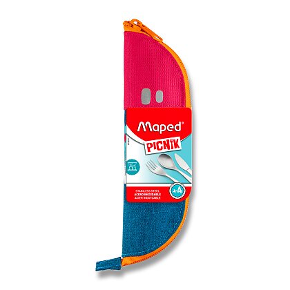 Obrázek produktu Maped Concept Kids - pouzdro s příborem - 3 ks, červená