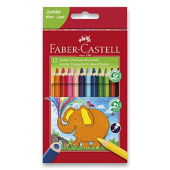 Obrázek produktu Pastelky Faber-Castell  Extra Jumbo - 12 barev