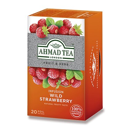 Product image Ahmad Tea Wild Strawberry - fruit tea - 20 pcs
