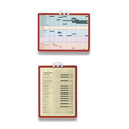 Obrázek produktu Durable Sherpa - prezentační panel - A4, červený