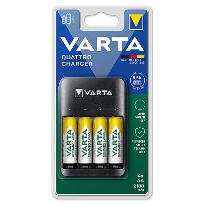 Obrázek produktu Varta USB Quattro Charger 4 AA 2100mAh - nabíječka baterií