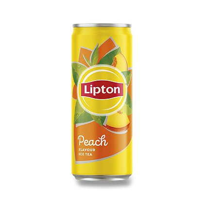 Obrázek produktu Lipton - ledový čaj - plech, 0,33 l, broskev