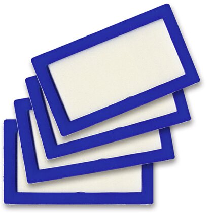 Obrázek produktu Tarifold Display Frame - magnetický prezentační rámeček - 80×45 mm, 4 ks, modrý