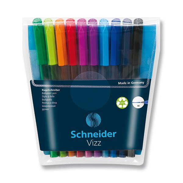 Kuličková tužka Schneider Vizz sada 10 ks
