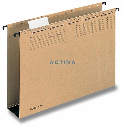Obrázok produktu Leitz Alpha - závesné zakladacie dosky z recyklovaného papiera - so širokým dnom, 40 mm