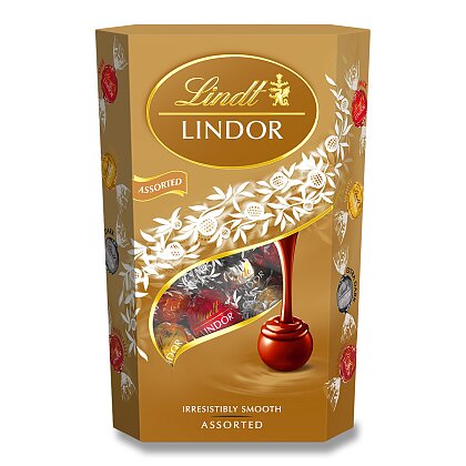 Obrázek produktu Lindor Assorted - čokoládové pralinky - 337 g, mix druhů