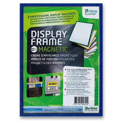 Obrázek produktu Tarifold Display Frame - magnetický prezentační rámeček - A5, 1 ks, modrý
