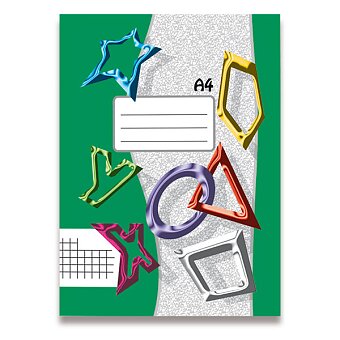 Obrázek produktu Školní sešit EKO 445 - A4, čtverečkovaný, 40 listů