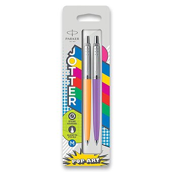 Obrázek produktu Parker Jotter Originals PopArt Duo, 2ks - kuličková tužka Marigold a Frosty purple