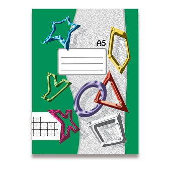 Obrázek produktu Školní sešit EKO 545 - A5, čtverečkovaný, 40 listů