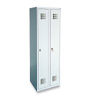 Sum 320 W - two-door wardrobe - gray / gray