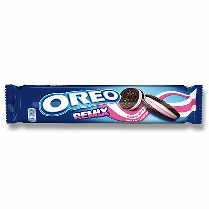 Obrázok produktu Oreo Remix - sušienky s náplňou - vanilka a malina, 157 g