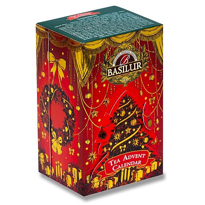 Obrázok produktu Basilur - Advent Calendar Mini - adventný kalendár - 24 sáčkov