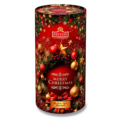 Product image RISTON Merry Christmas - sypaný černý čaj - 85 g, červený tubus