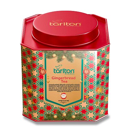 Obrázek produktu Tarlton - černý čaj - perníkový Christmas - 100 g, plech