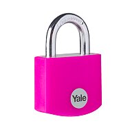 Yale YE3B/32/116/1/P - visiaci zámok - ružový