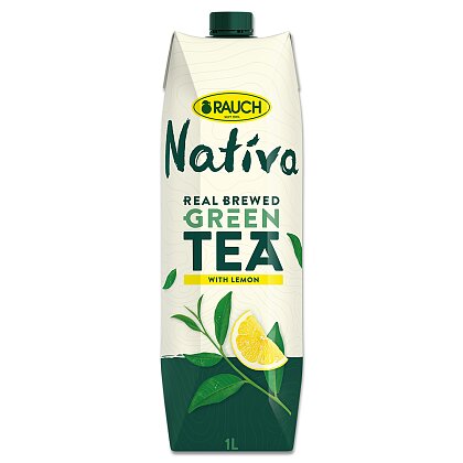 Product image Rauch Nativa Green Tea Lemon - green tea, 1 l