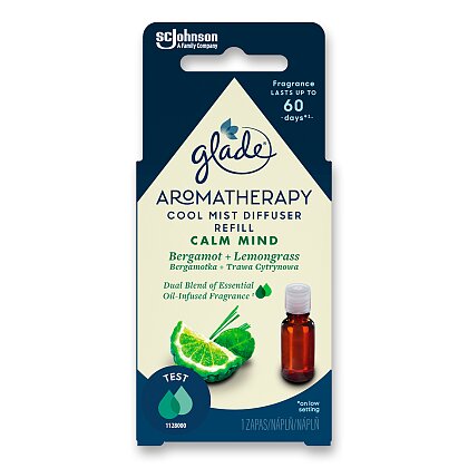 Obrázek produktu Glade Aromatherapy Cool Mist Diffuser - náplň pro vonný difuzér - náplň Calm Mind