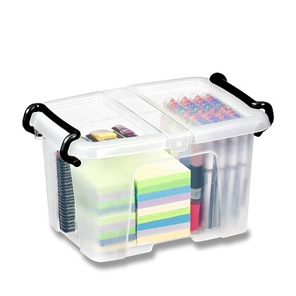 Obrázok produktu CEP Strata - úložný box s vrchnákom - objem 6 l