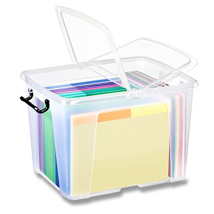 Obrázok produktu CEP Strata - úložný box s vrchnákom - objem 40 l