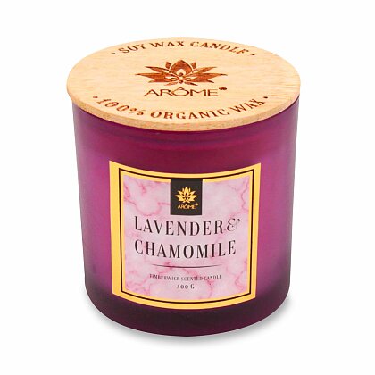 Obrázok produktu Arôme - vonná sviečka s dreveným knôtom - Lavander and Camomille