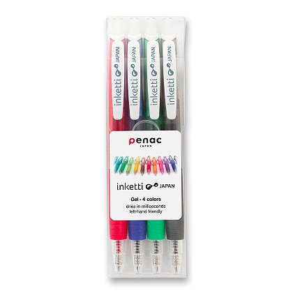 Obrázok produktu Penac Inketti - gélový roller - sada 4 základných farieb