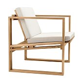 Venkovní křeslo Carl Hansen & Søn BK11 Lounge Chair