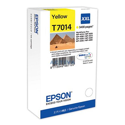Obrázek produktu Epson - cartridge T701440 HC, yellow (žlutá) pro inkoustové tiskárny